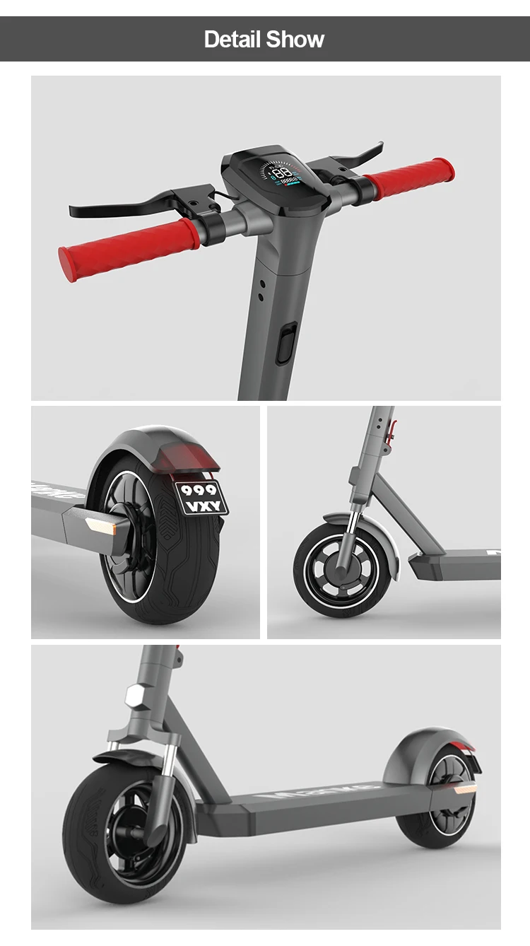 Manke 2019 Scooter eléctrico de molde privado 10 pulgadas 350w Scooter estándar plegable de Alemania para adultos con IP54 a prueba de agua